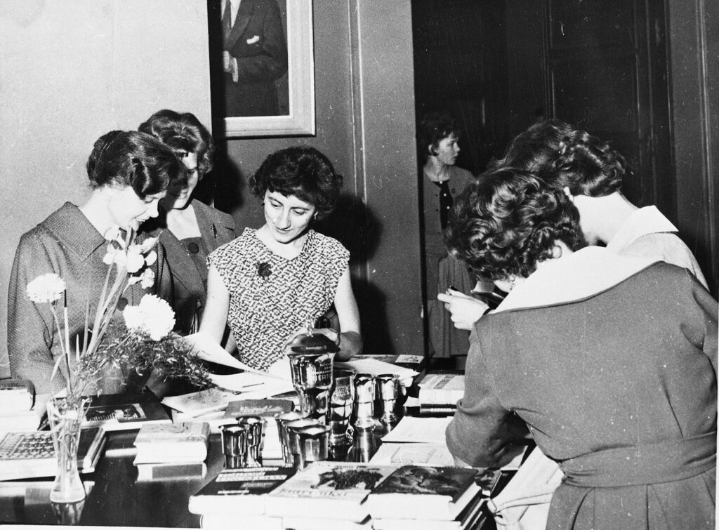 Opiskelijoita. YKK 1961